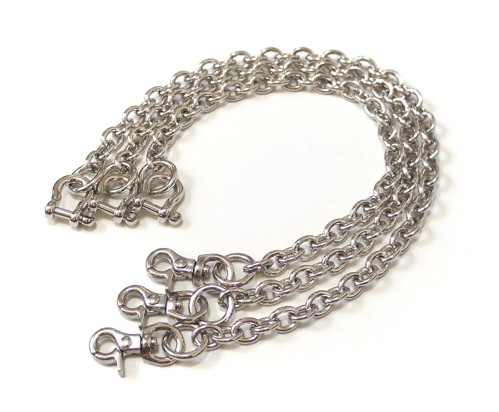 Thumbnail: Wallet Chain [ Oval 2.2mm x 35cm / Nickel ] Smoky Sumi's Store