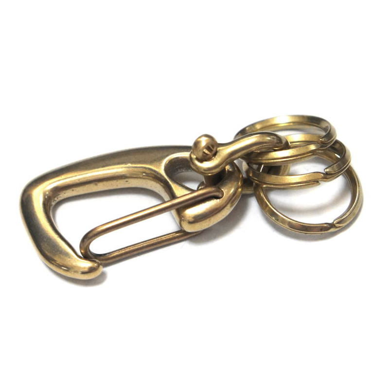 Thumbnail: Dee Karabiner Keychain [ Brass ]