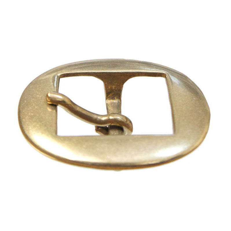 Thumbnail: 32mm Flat Oval Buckle [ Brass ] Smoky Sumi's Store