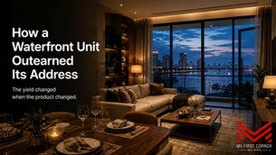 Interior of a fitted-out Phnom Penh waterfront condo illustrating how design drives Phnom Penh rental yield.