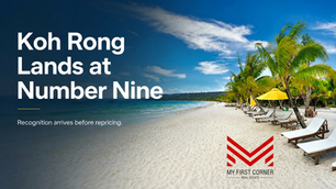 Koh Rong beach in Cambodia, ranked ninth on the 2026 World's 50 Best Beaches list and a coastal investment signal.