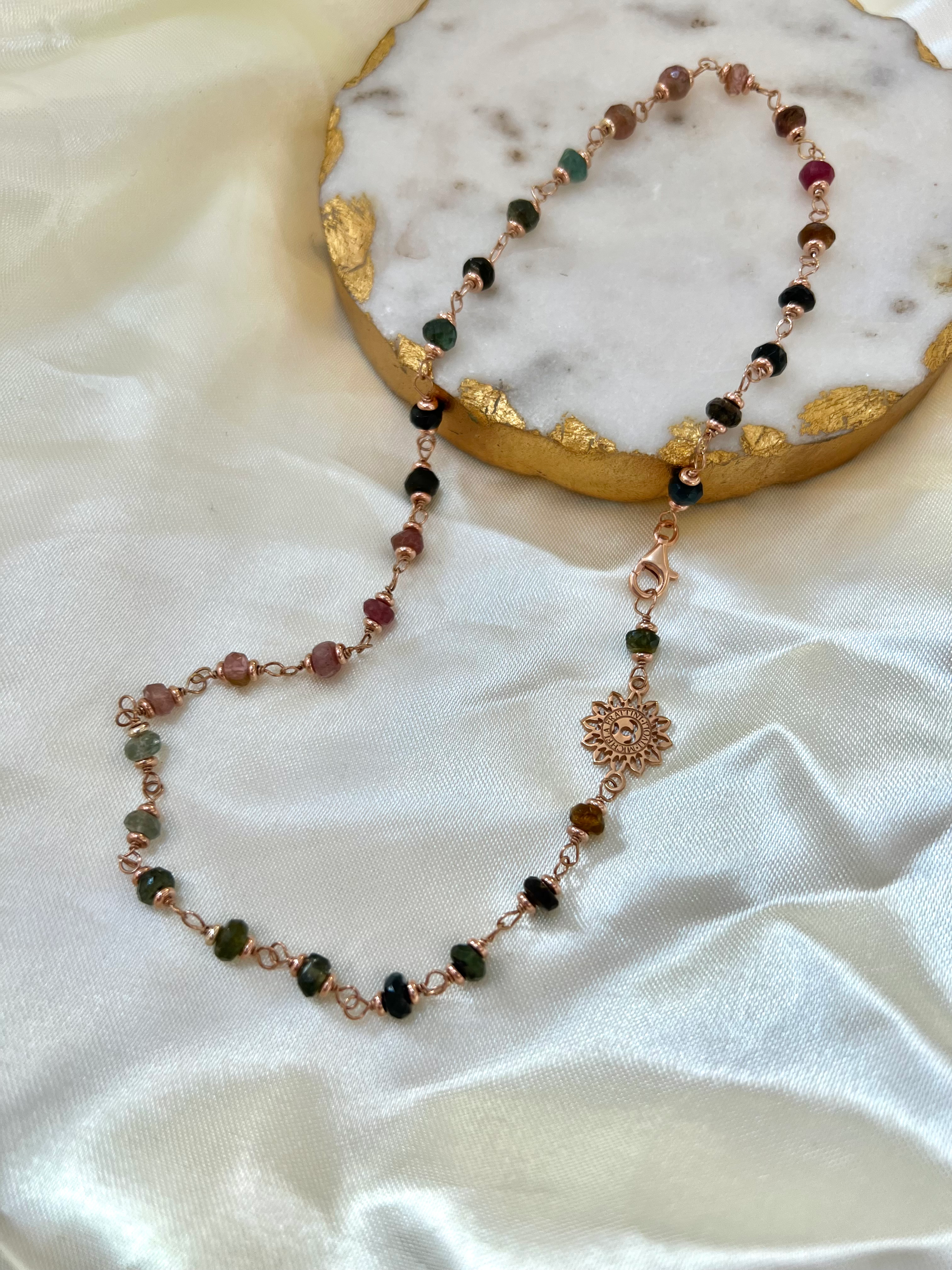 Collana Tormaline a Rondella