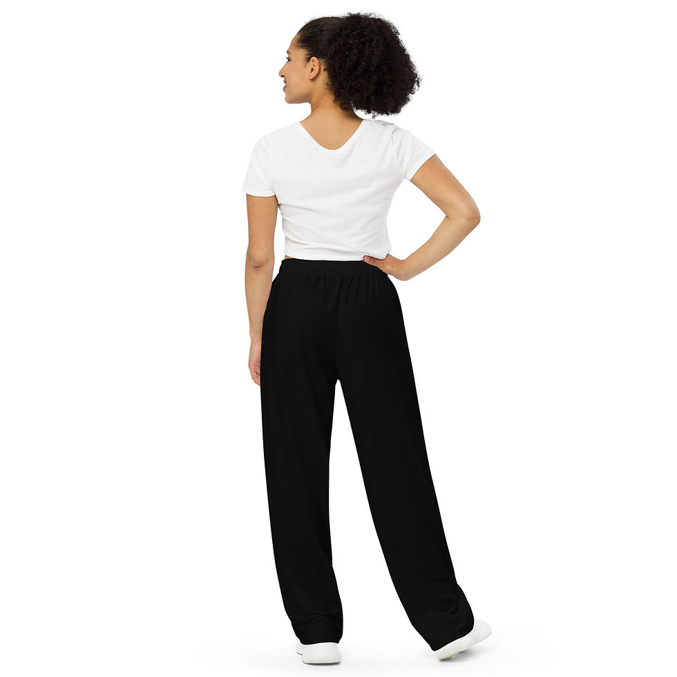 Thumbnail: All-over print unisex wide-leg pants