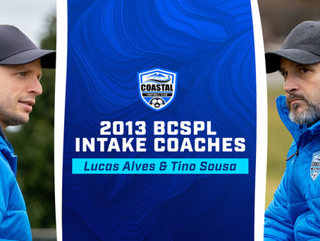 Coastal FC Announces 2013 BCSPL Intake Head Coaches