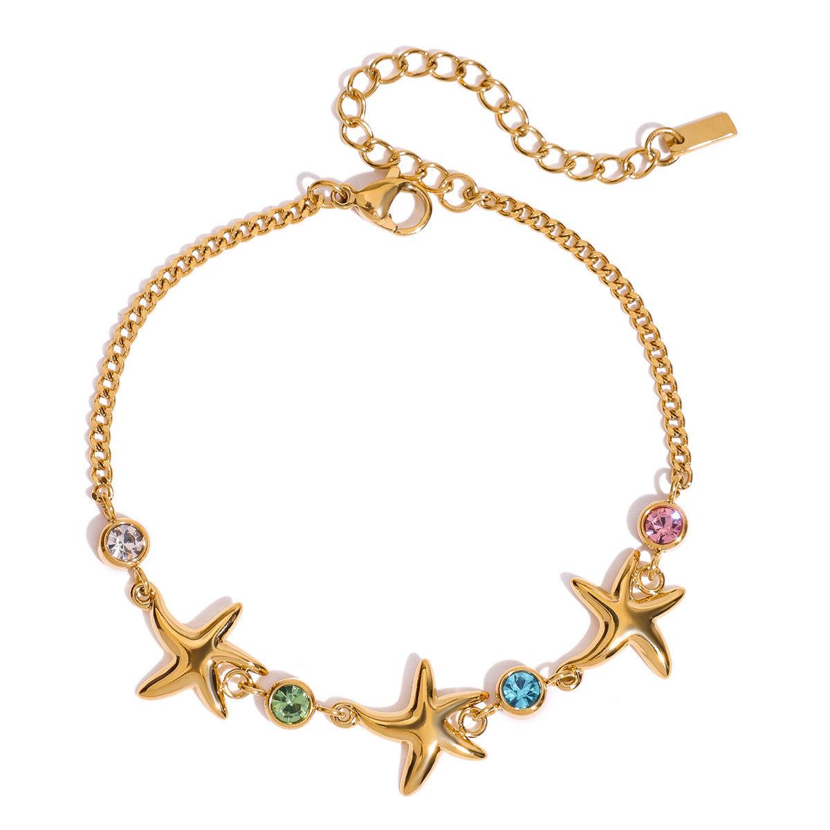 Colorful Starfish Bracelet