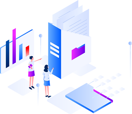 Data engineering pipeline architecture illustration showing automated data flows for mid-market businesses
