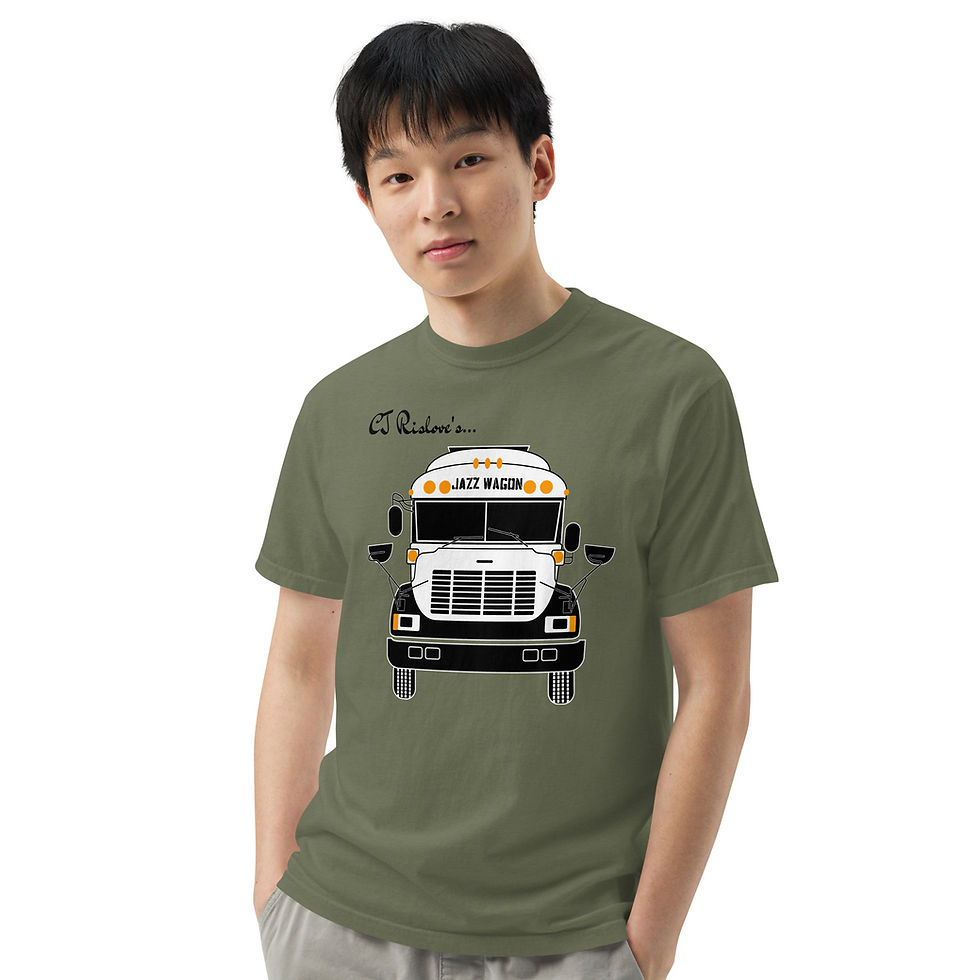 Thumbnail: Jazz Wagon Unisex garment-dyed heavyweight t-shirt, S-4XL, 11 Colors