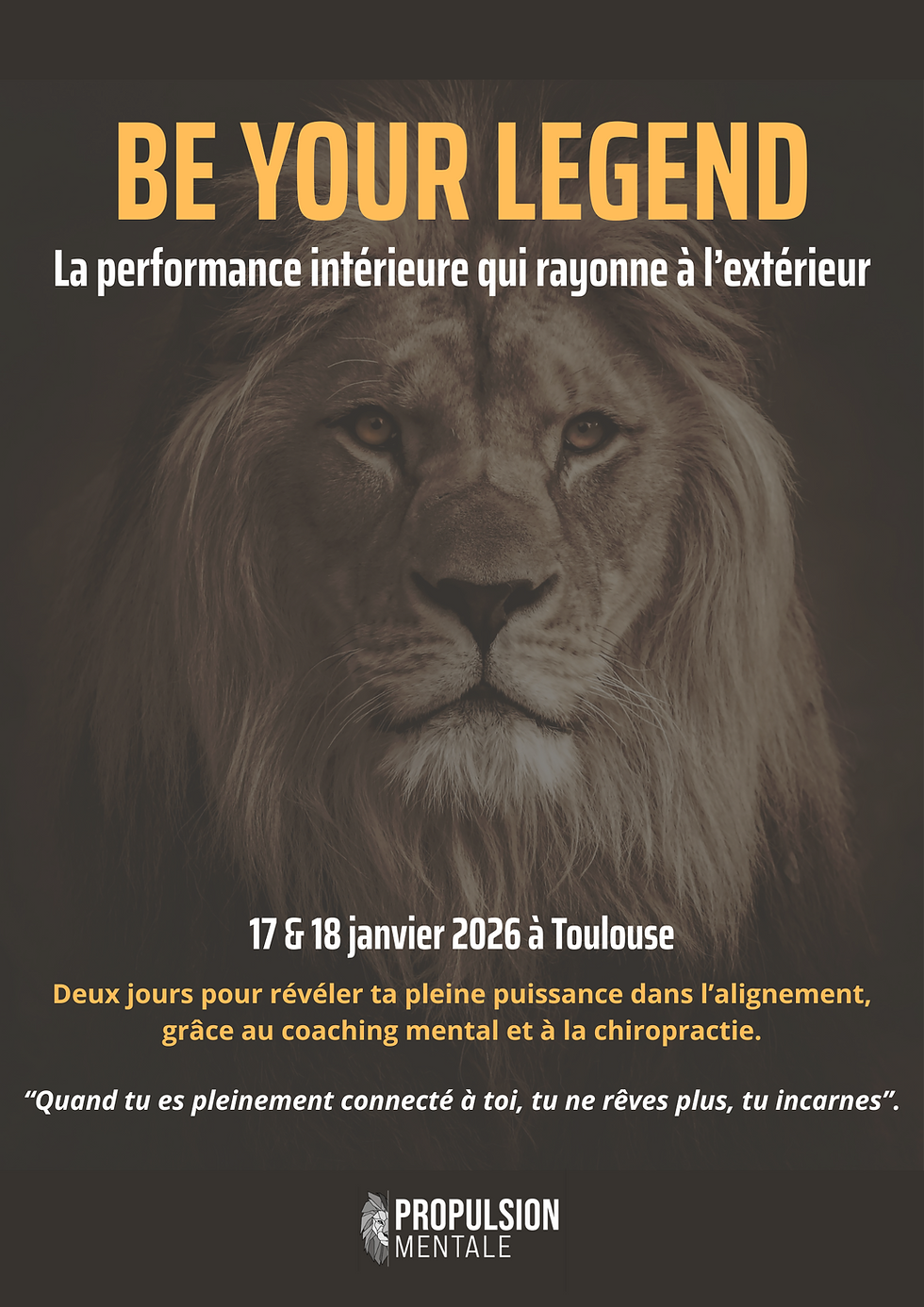 Séminaire Be your legend