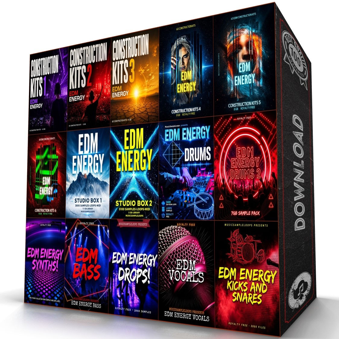 EDM Energy Mega Bundle (15 Packs)