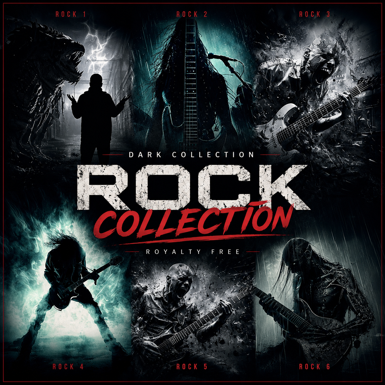 Rock Dark Complete Bundle 6 Volumes Rock Samples Loops and MIDI Collection