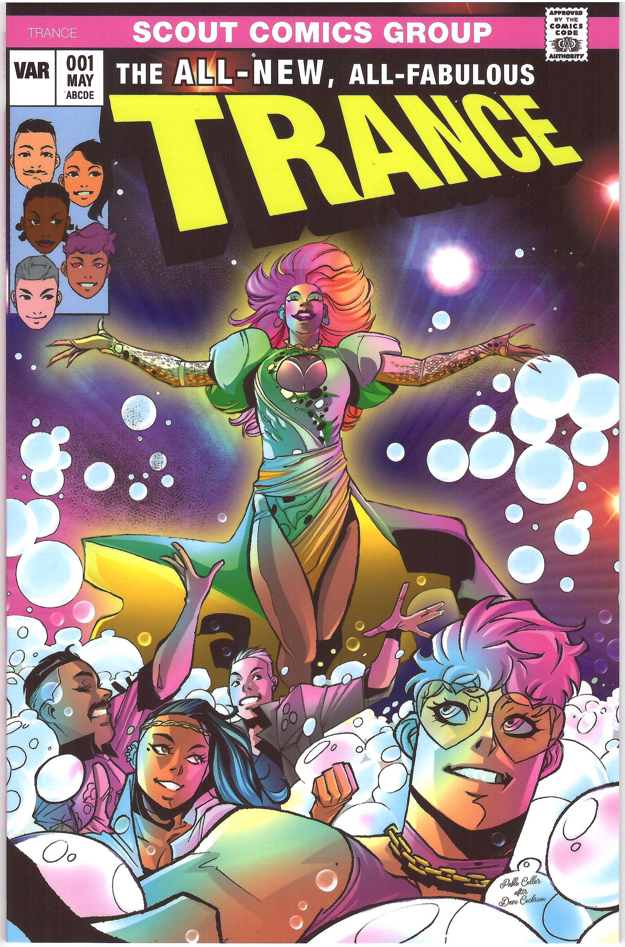 Trance #1 Webstore Exclusive Cover X-Men Homage