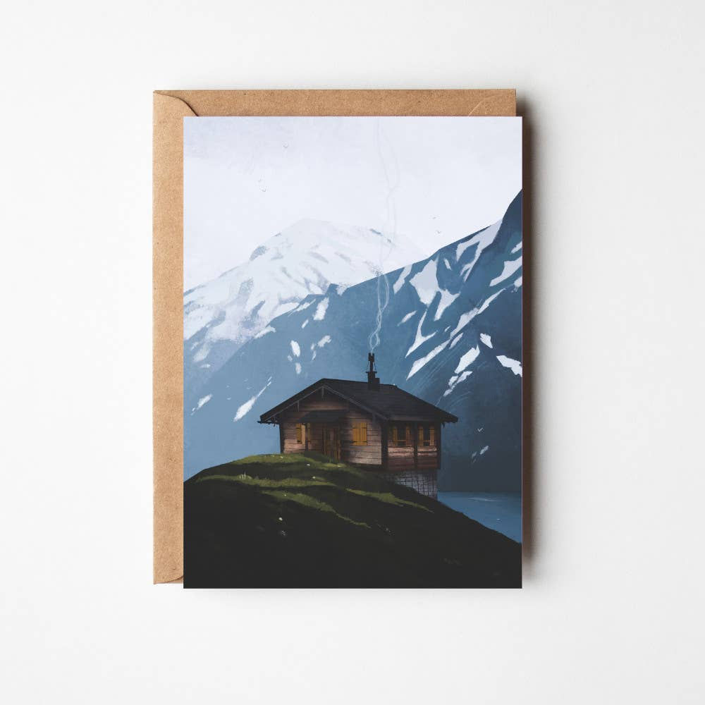 Quiet Refuge, Cosy Cottage Greeting Cards