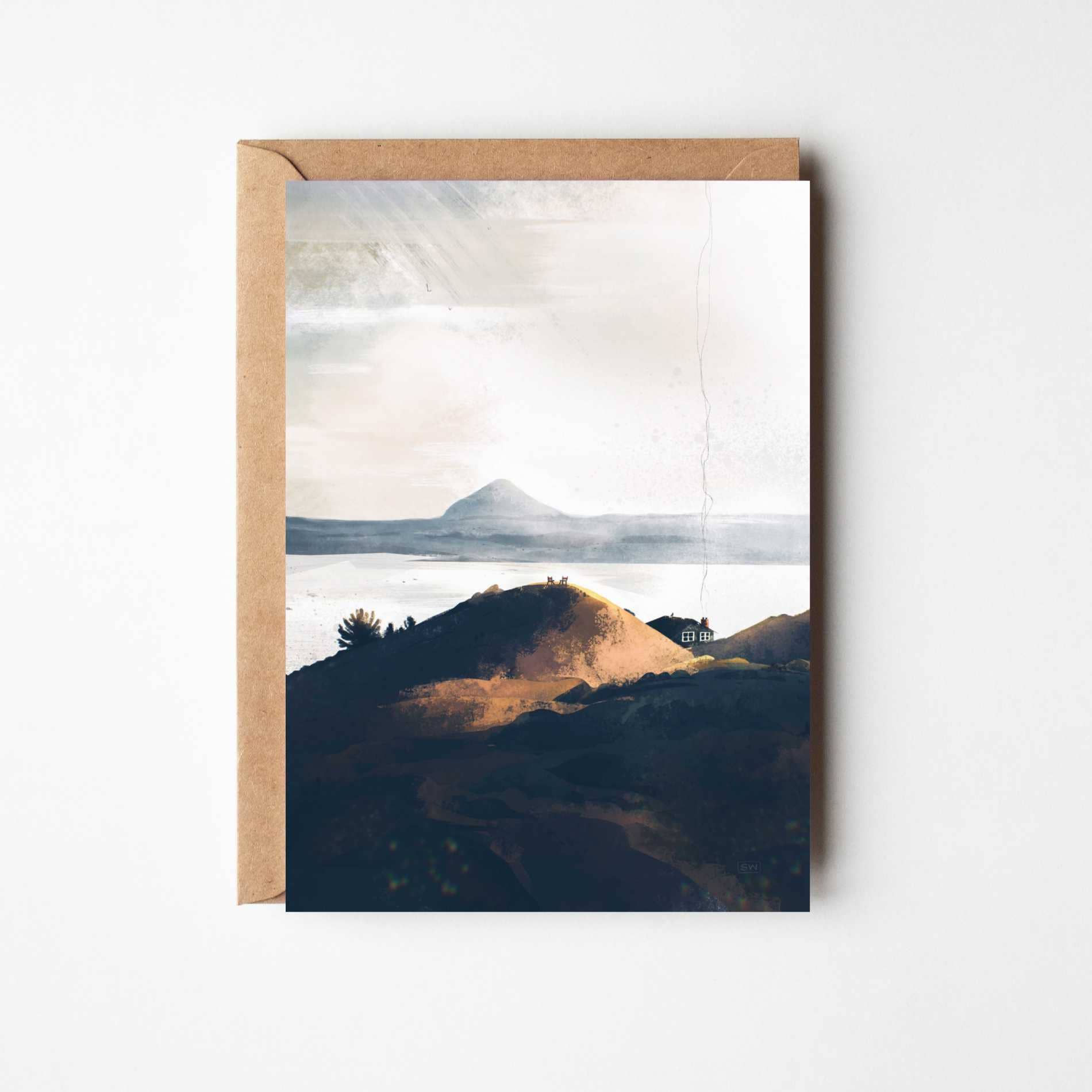 Arthur's Seat, Cosy Cottage Greeting Cards