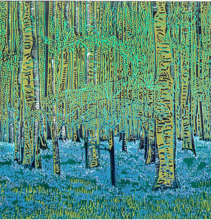 Murmure bleu des sous-bois