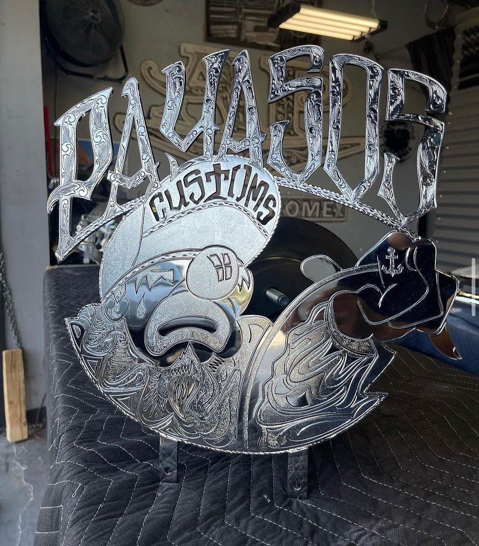 Thumbnail: Chrome & Engraved Car Plaques (Front Side Only)
