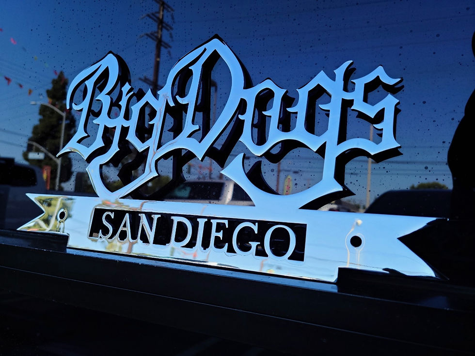 Thumbnail: Chrome Wall Signs