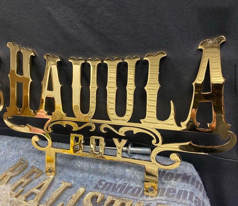 Thumbnail: Gold Car Plaques