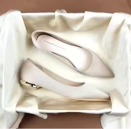 Sapatos Femininos Elegantes de Verão – Estilo Francês, Bico Quadrado, Mary Janes Verdes, Flats Casua