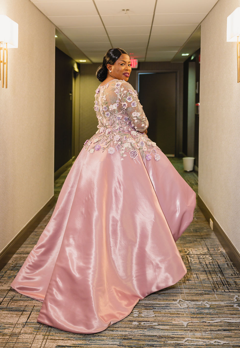 Onyeka Mum dress hotel