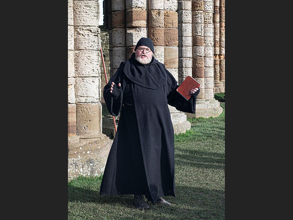 Monk at the abbey