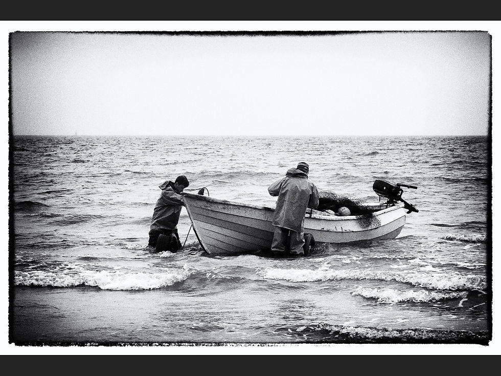 Bringing a Coble Ashore