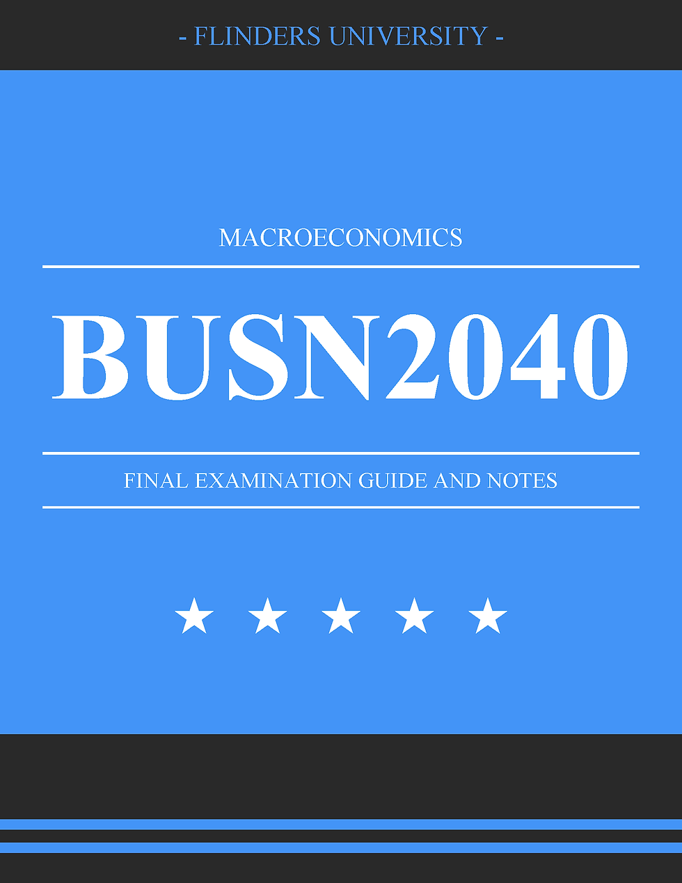 Flinders University Tutors - BUSN2040: Macroeconomics