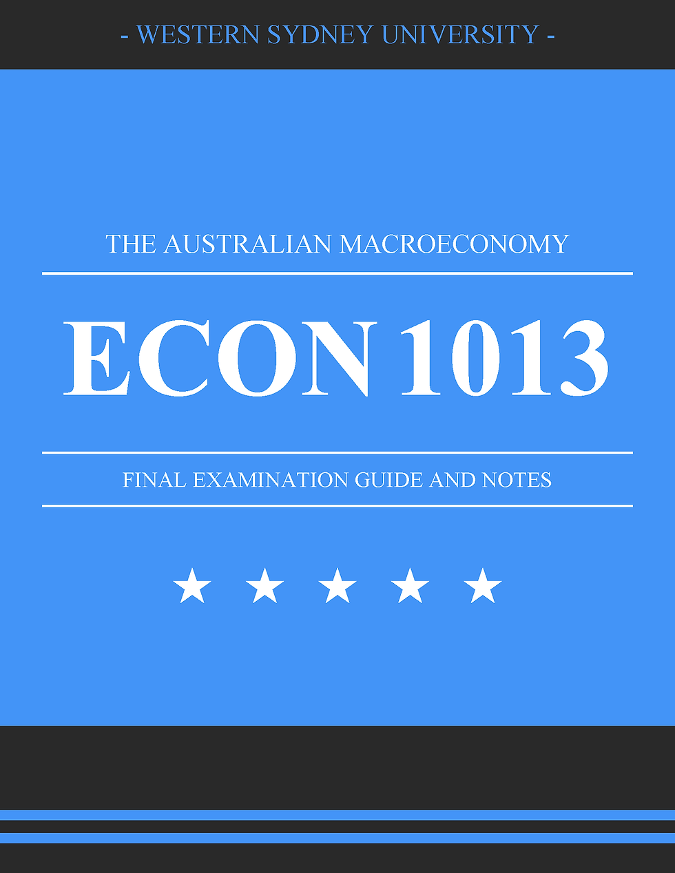 Western Sydney University - ECON 1013: The Australian Macroeconomy