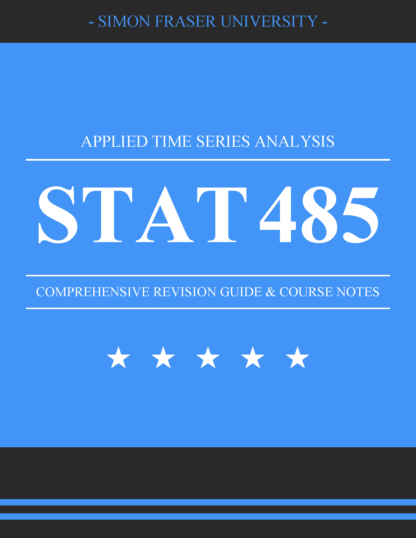 Simon Fraser University - STAT 485: Applied Time Series Analysis - Assignments, Quizzes, Midterm Exam, Solutions, Tutors