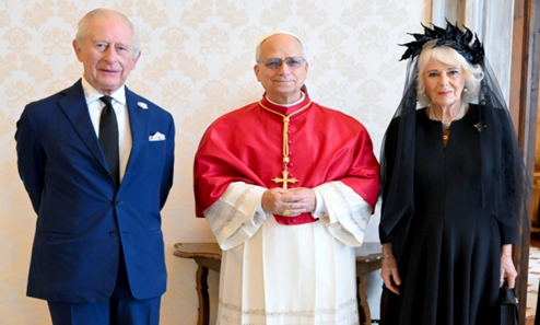 La visita di Carlo III e Camilla in Vaticano 