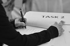 Professional artist developing digital presence and strategy through structured written exercises in evening lab