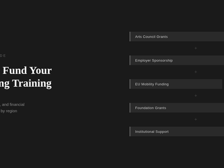 How to Fund Your Theatre Directing Training: Grants, Employers, and Financial Support Options