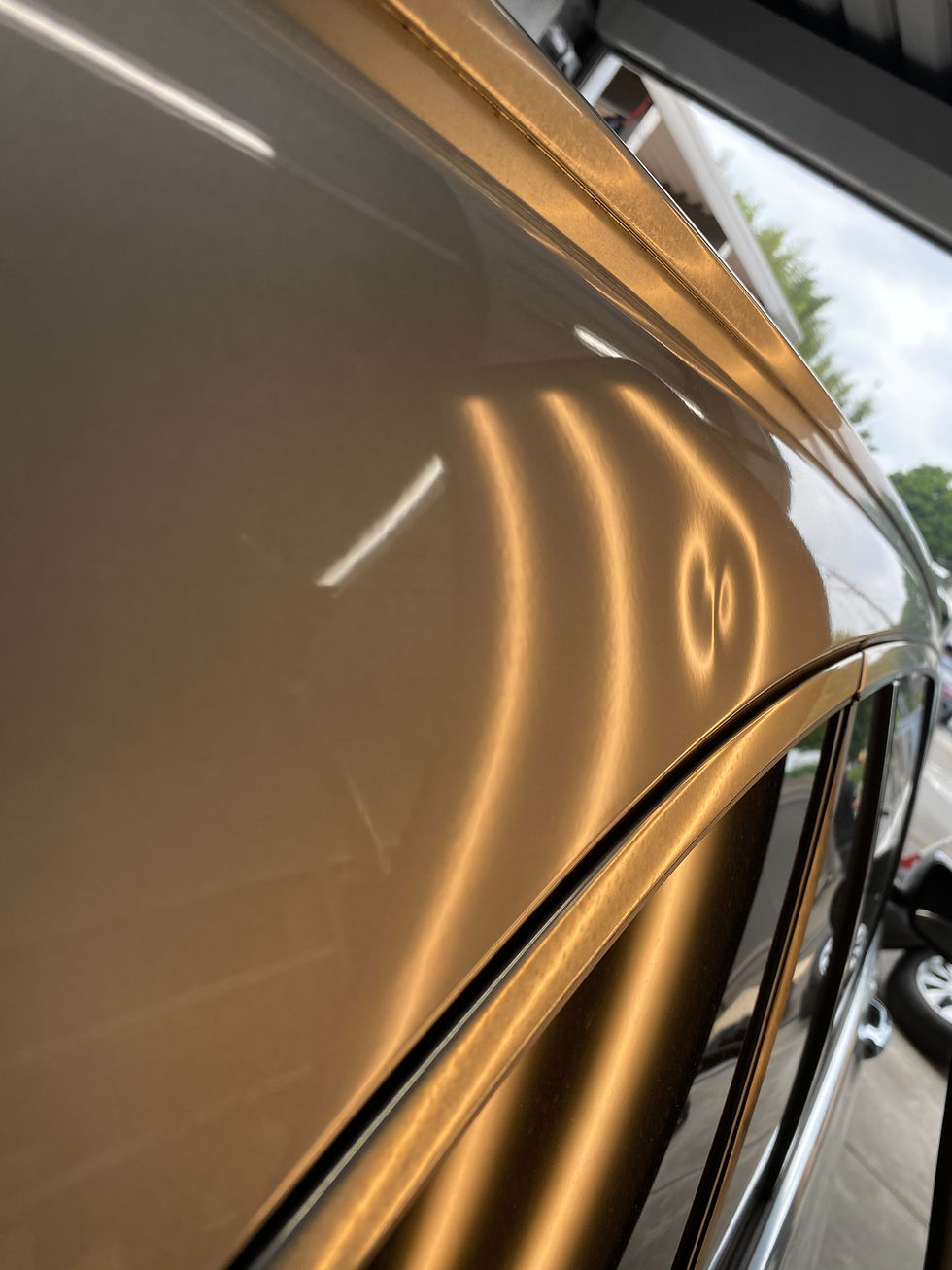 デントリペアで修理が必要な雹害車