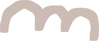 茶色のMの文字