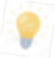 点灯する電球のイラスト、アイデア、概念、明るい、白色の背景 株式会社Mnny