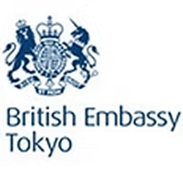 駐日英国大使館のロゴとBritish Embassy Tokyoの文字