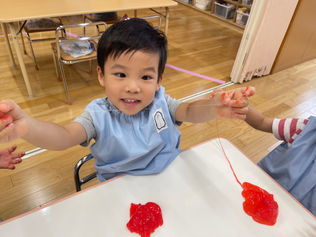 スライム遊び☆彡かな先生投稿