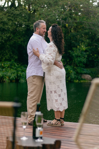 happy couple celebrating newlyweds in Monteverde Costa Rica