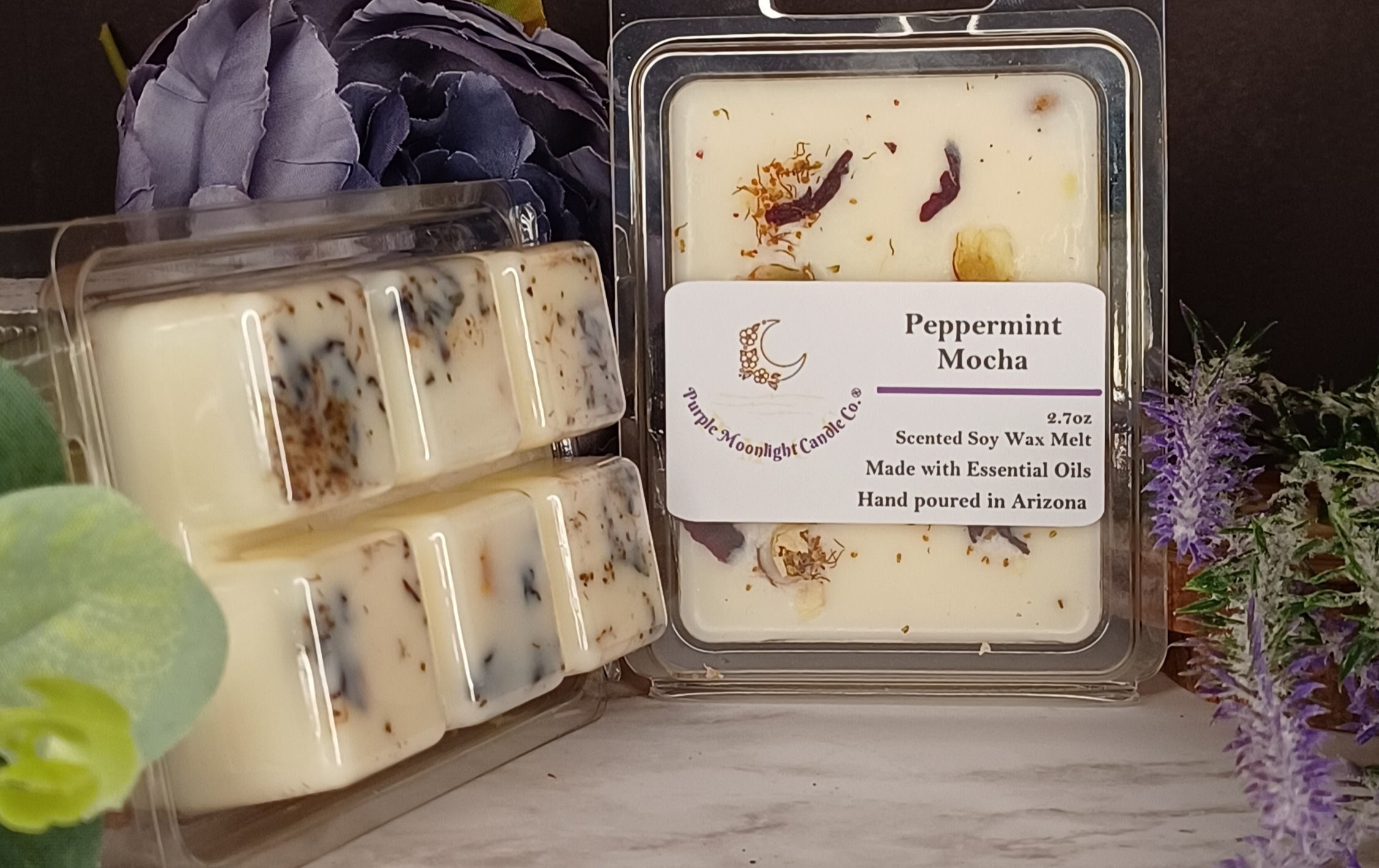 Peppermint Mocha- 2.7oz Wax melt