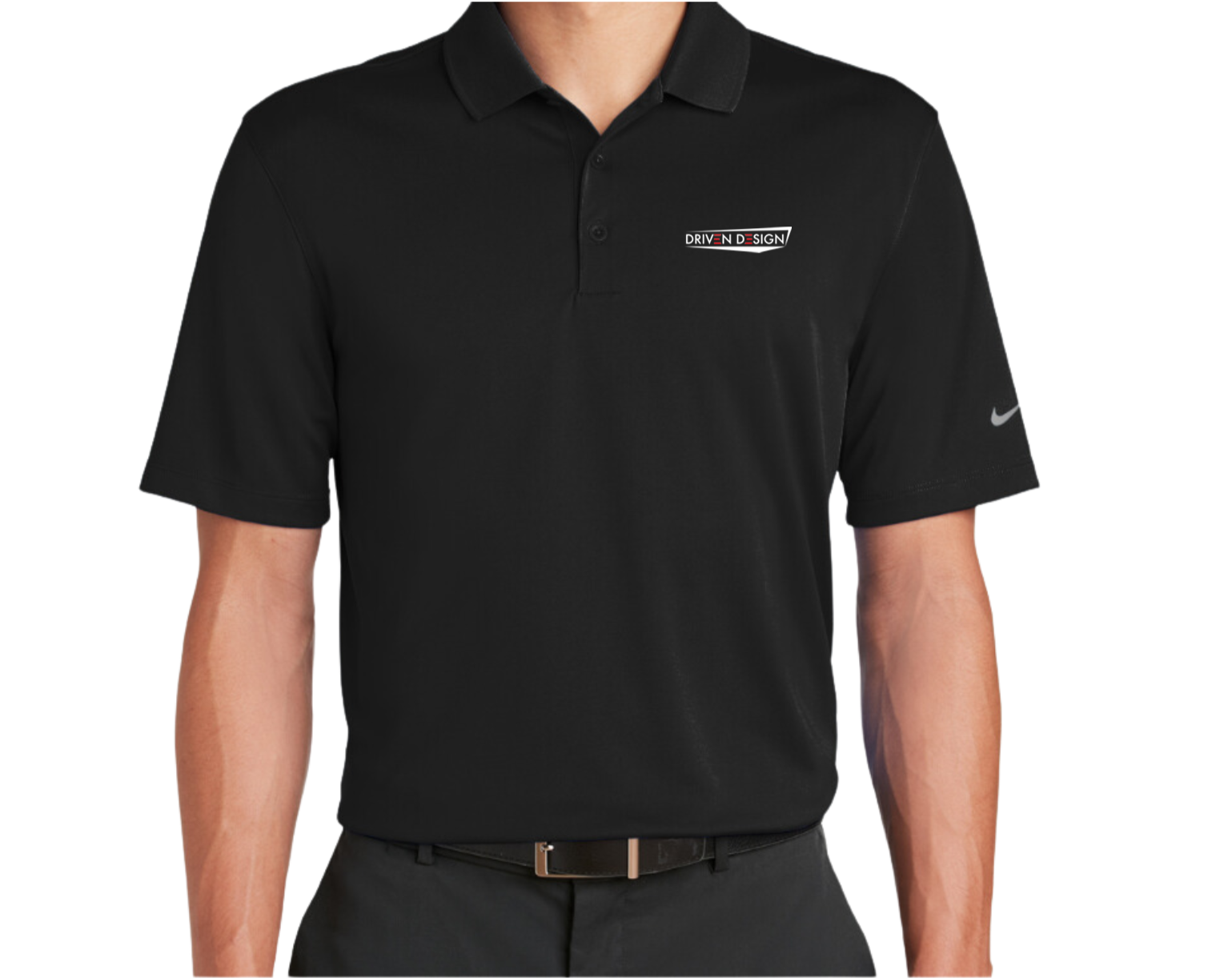 Driven Design - Nike Dri-FIT Classic Fit Players Polo with Flat Knit Collar