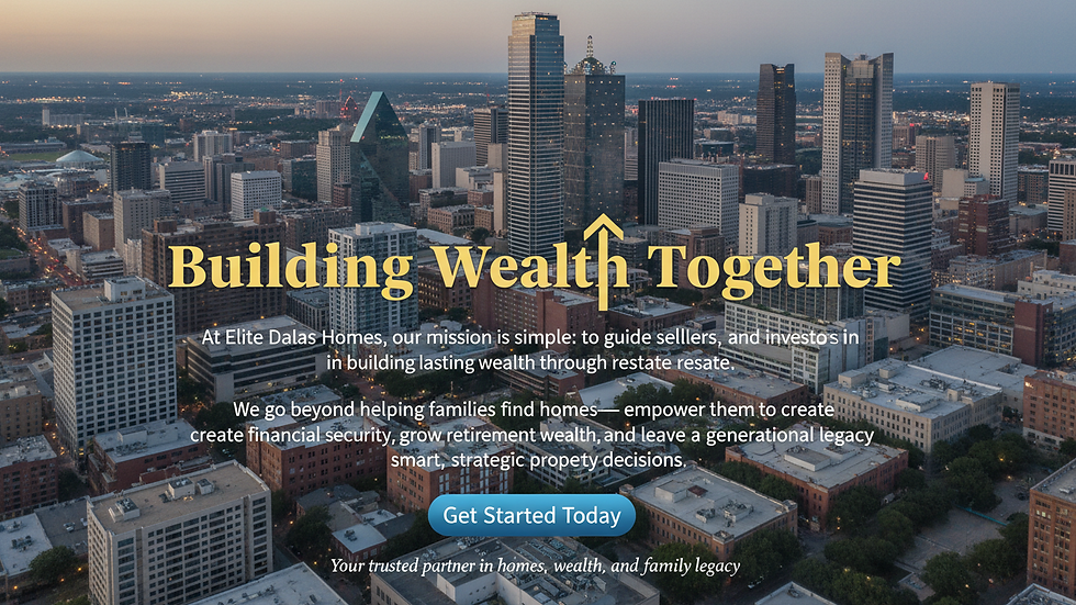 High angle view of Dallas skyline with diverse buildings