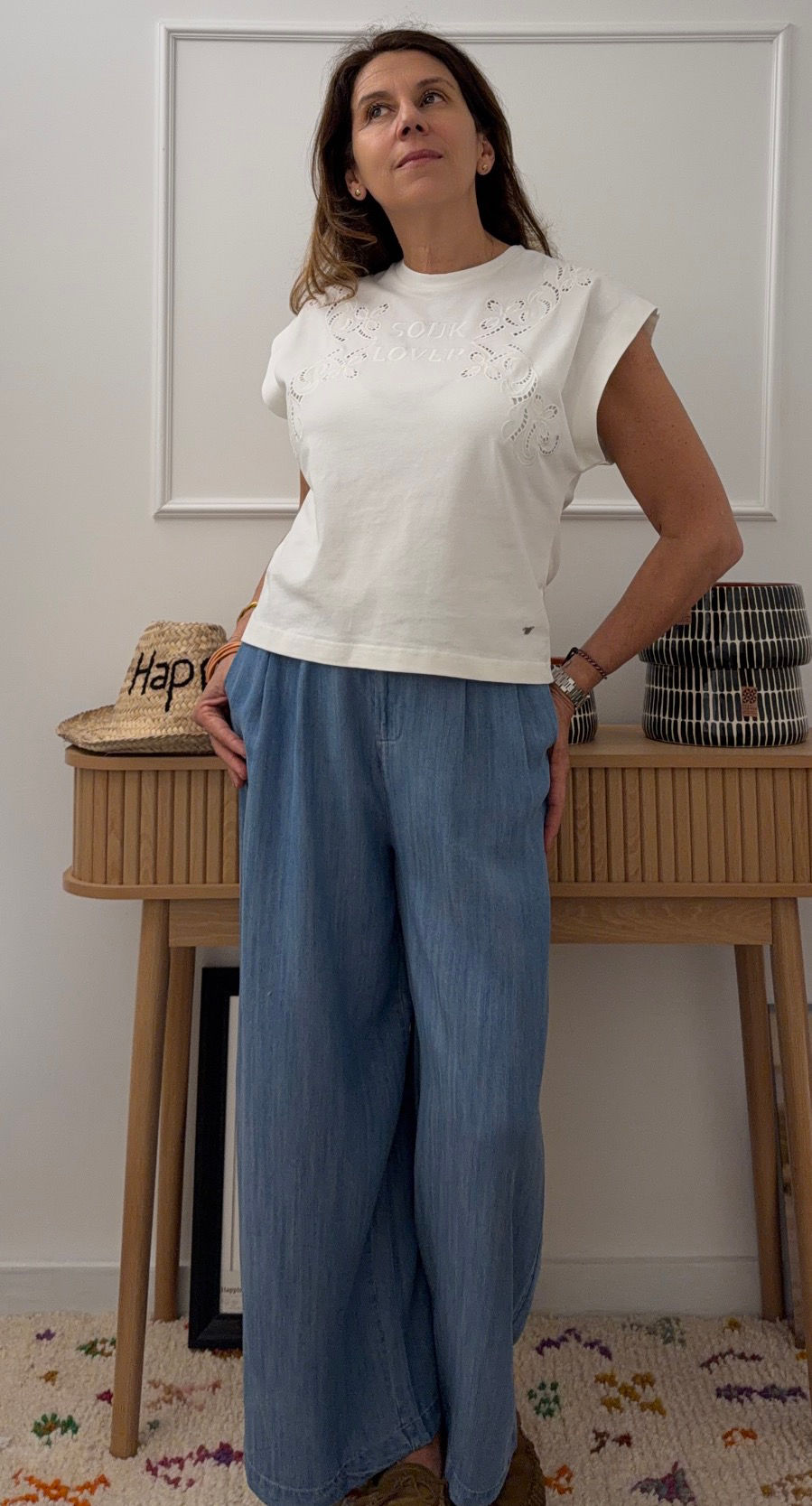 Miniature : Pantalon KIRA Chambray