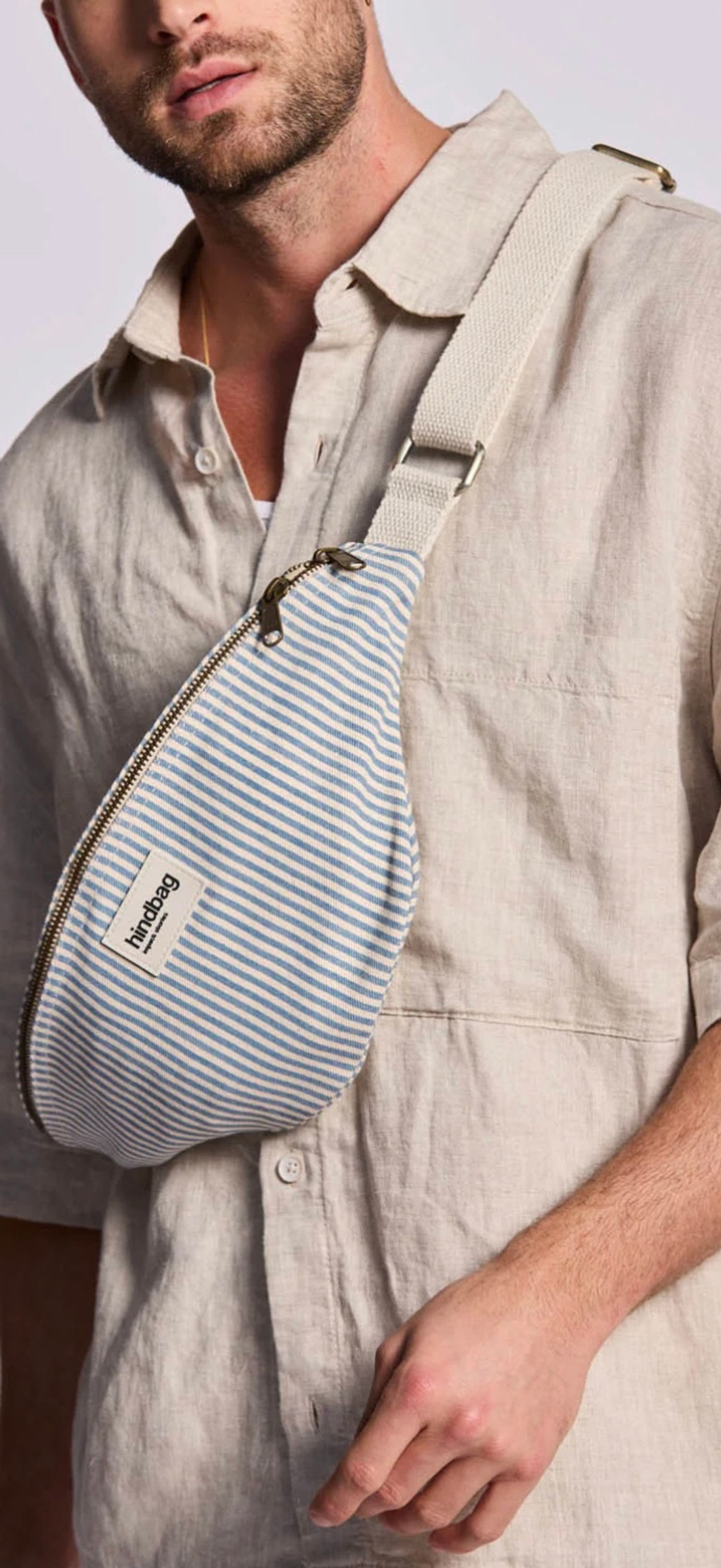 Sac Banane Olivia à rayures