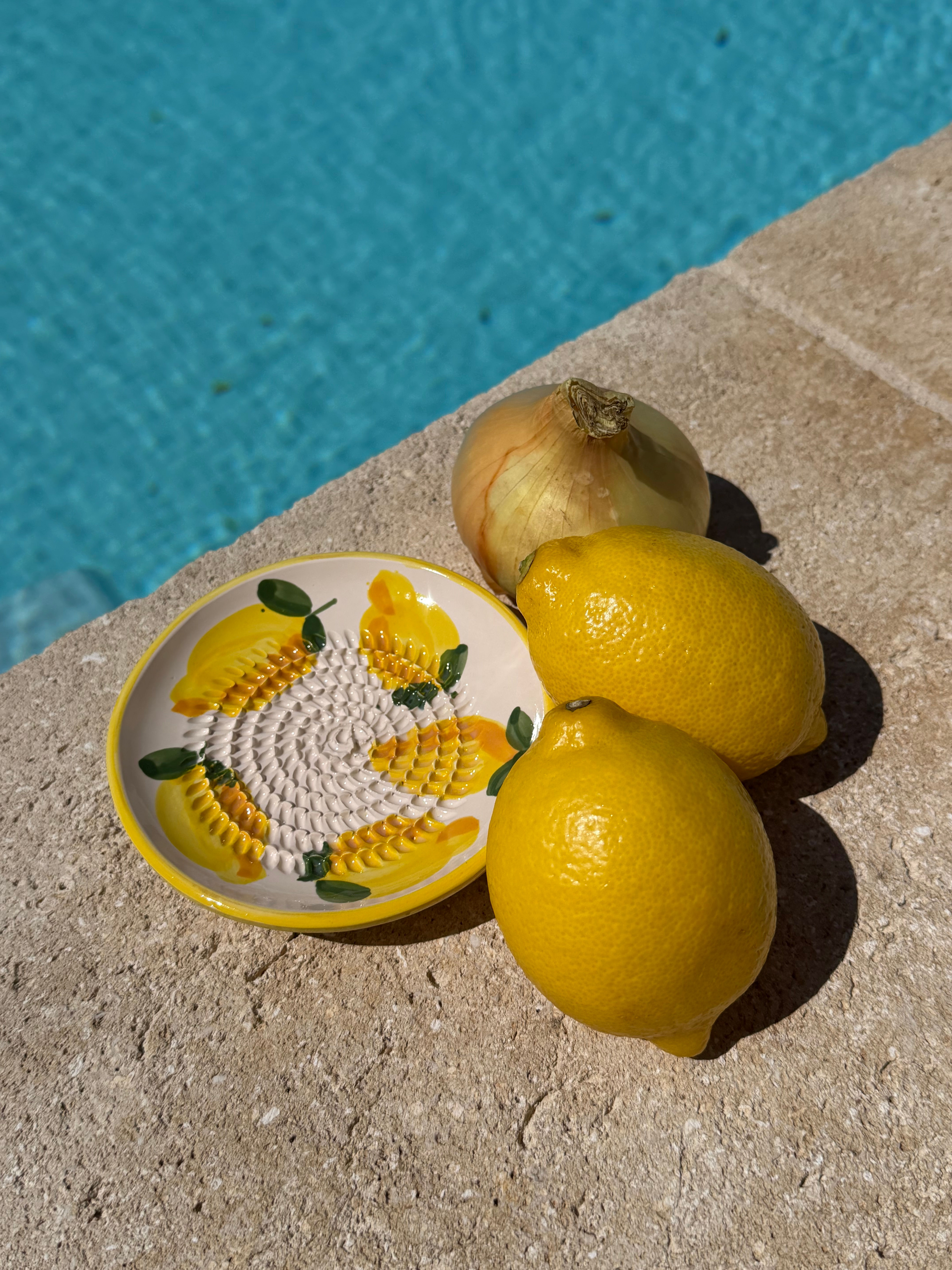 Assiette à râper - Petite citron