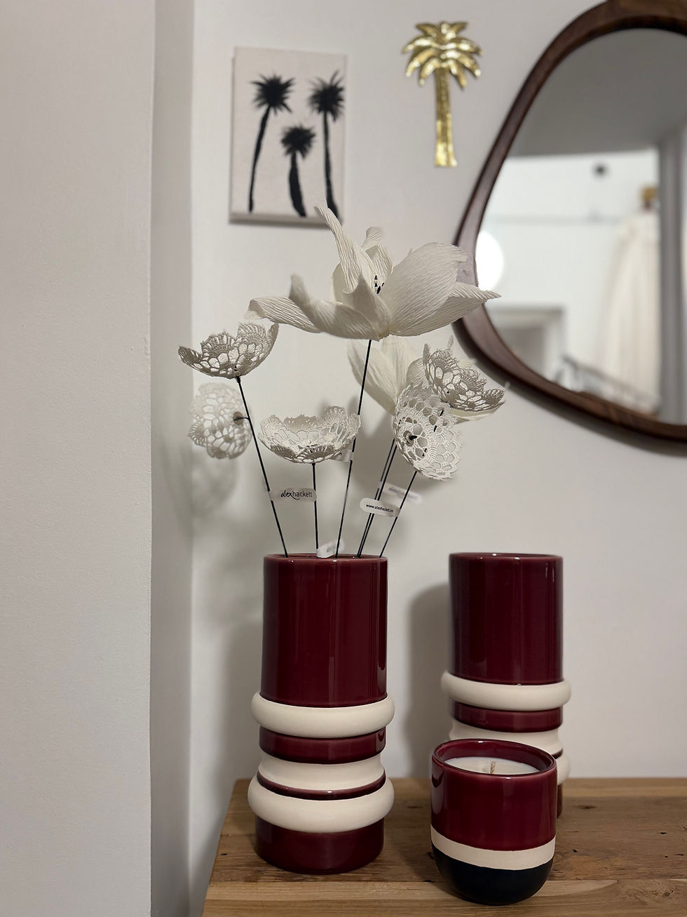 Miniature : Vase Aquarius - Aubépine - Maison Sarah Lavoine 