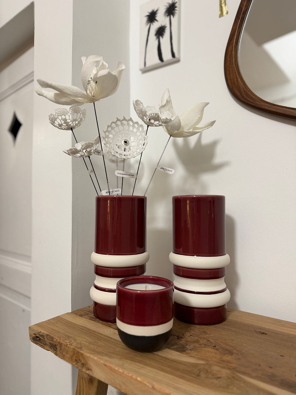 Miniature : Vase Aquarius - Aubépine - Maison Sarah Lavoine 