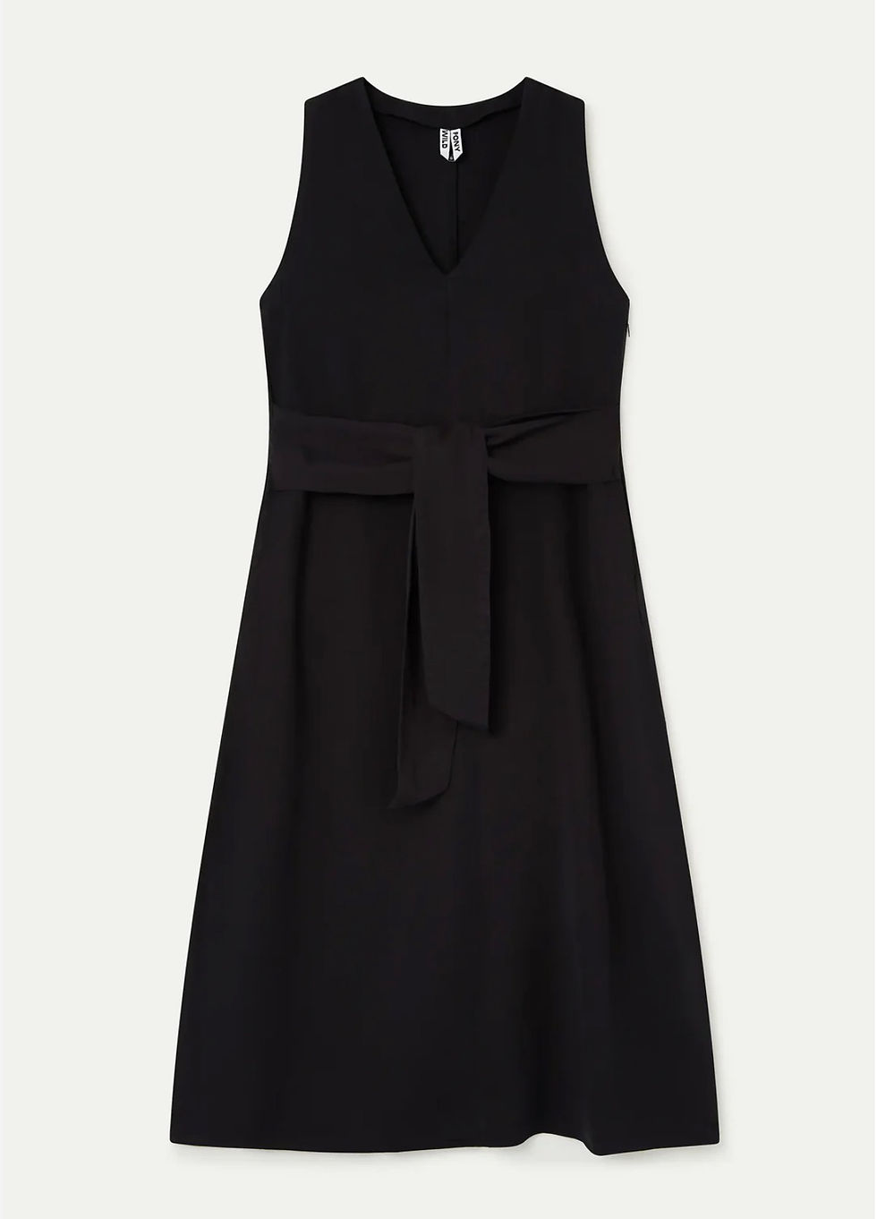 Miniature : Robe midi fluide noire 