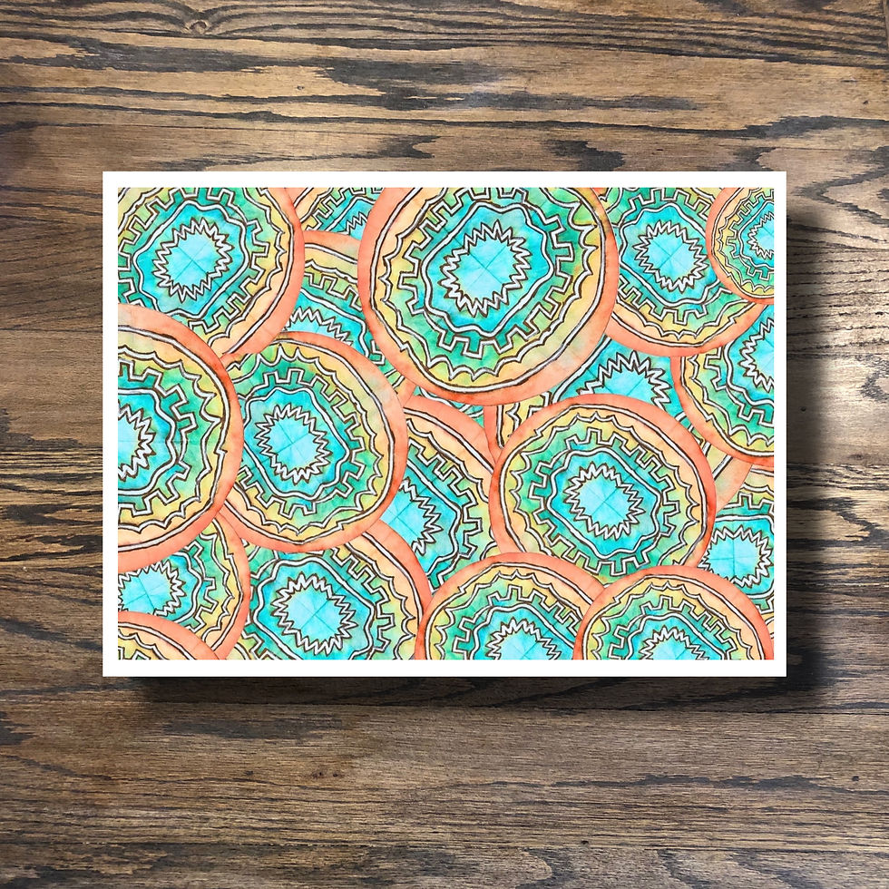 Thumbnail: HC1- set of 6 notecards & envelopes