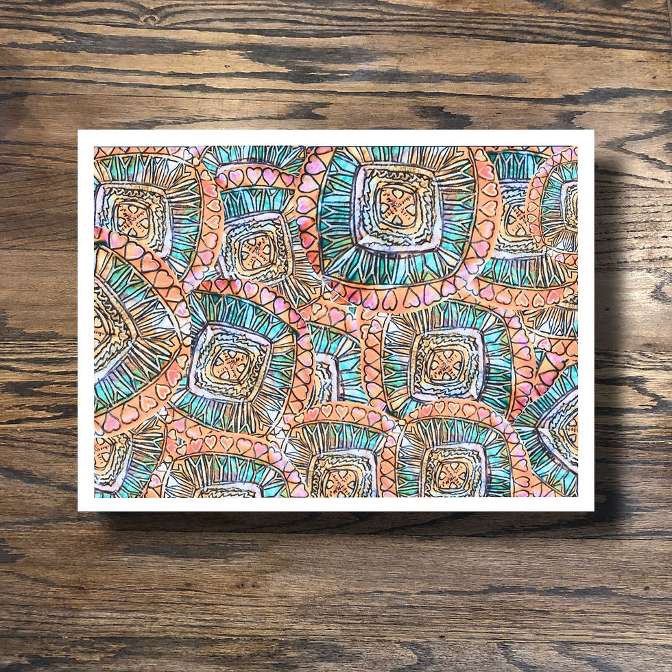 Thumbnail: SB- set of 6 notecards & envelopes