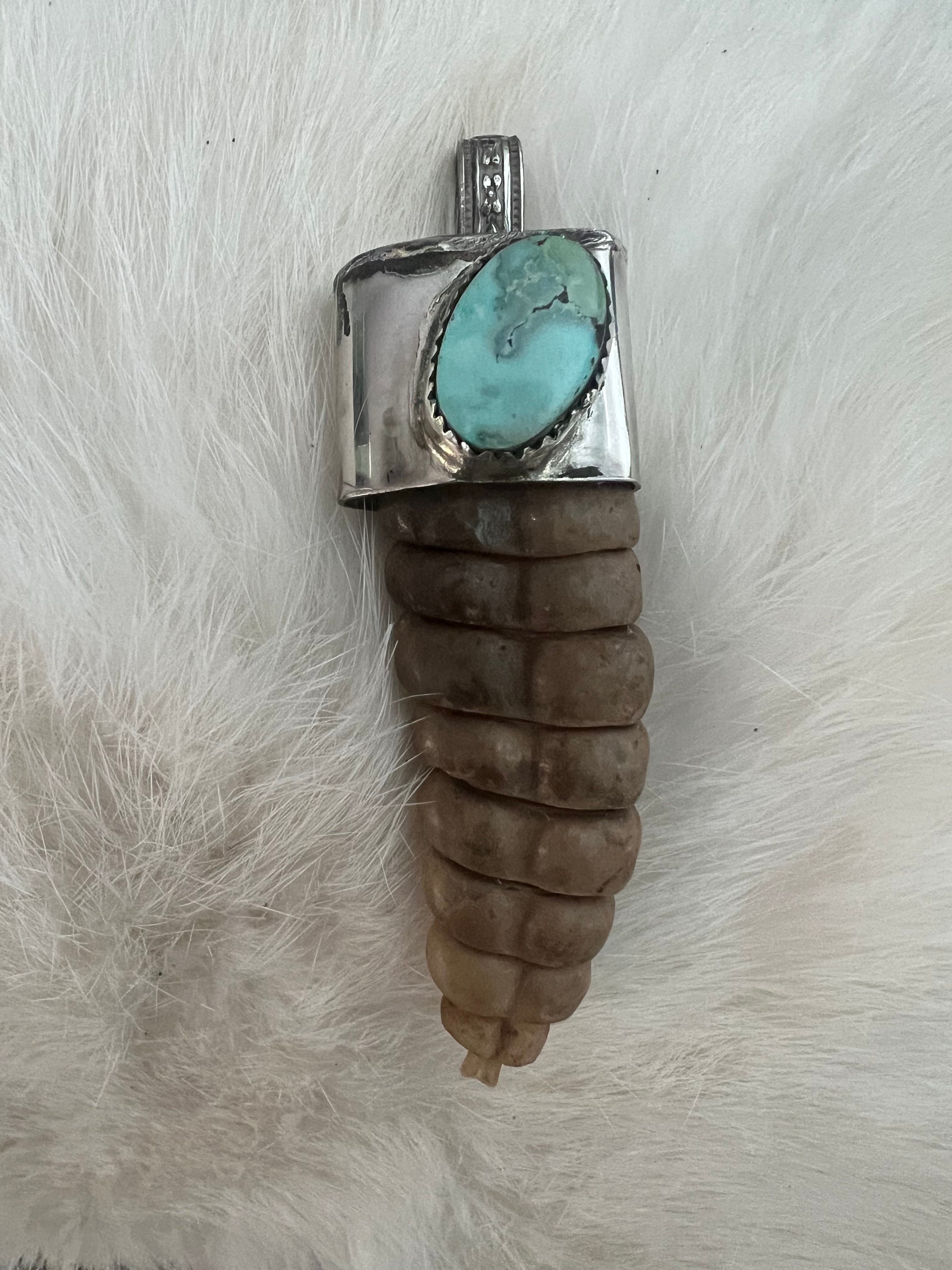 Rattler Button Pendant