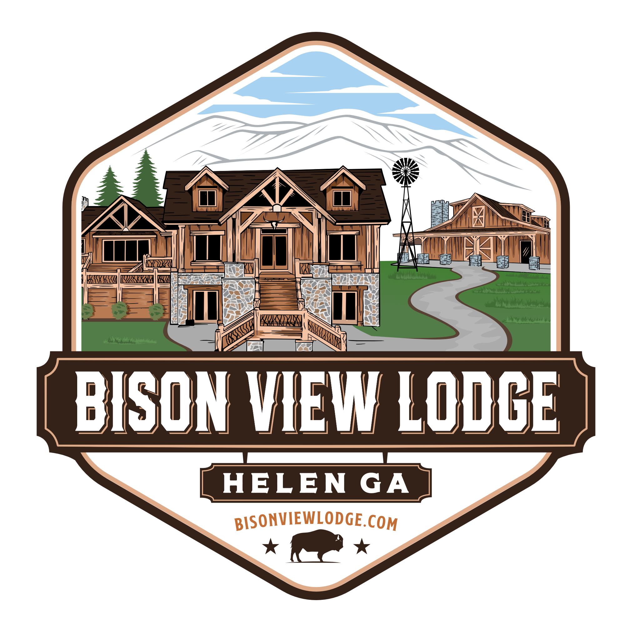 Bison View Lodge logo